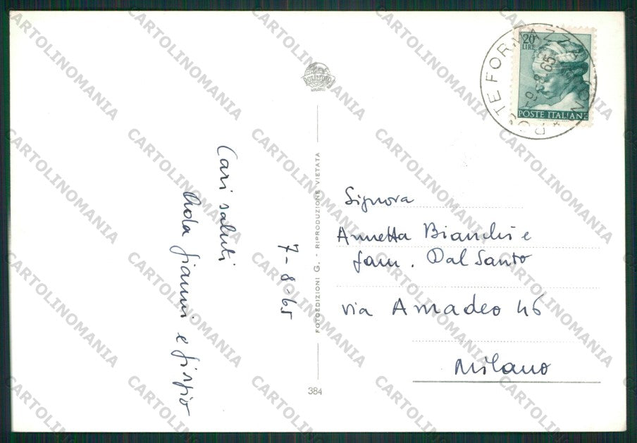 Verbania Valtoggia Val Formazza Rifugio Maria Luisa Foto FG cartolina KV8910 – retro