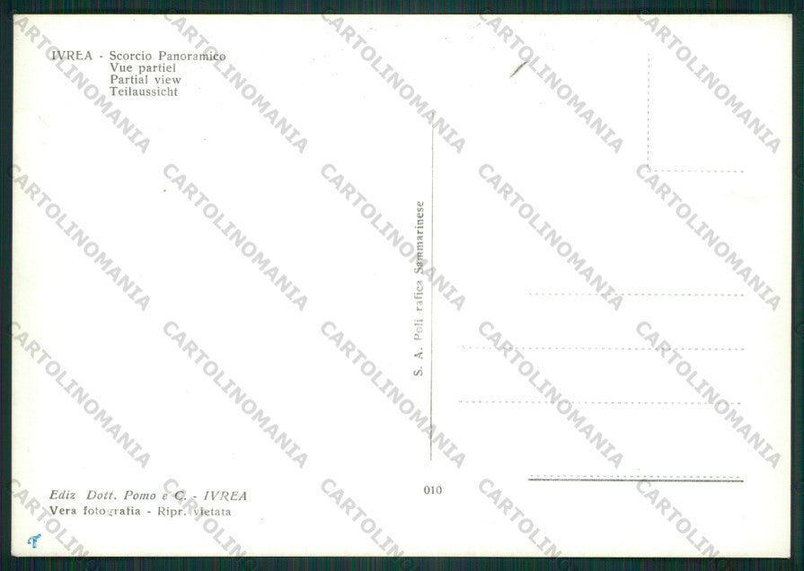 Torino Ivrea Foto FG cartolina KV8915 – retro