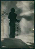 Sport Nevicata Sci ABRASA Foto FG cartolina KV8932 – fronte
