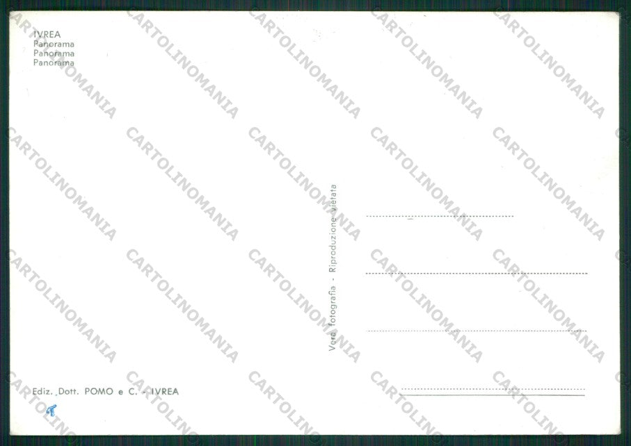 Torino Ivrea Foto FG cartolina KV8935 – retro