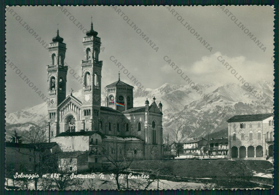 Torino Giaveno Selvaggio Santuario Foto FG cartolina KV8939 – fronte