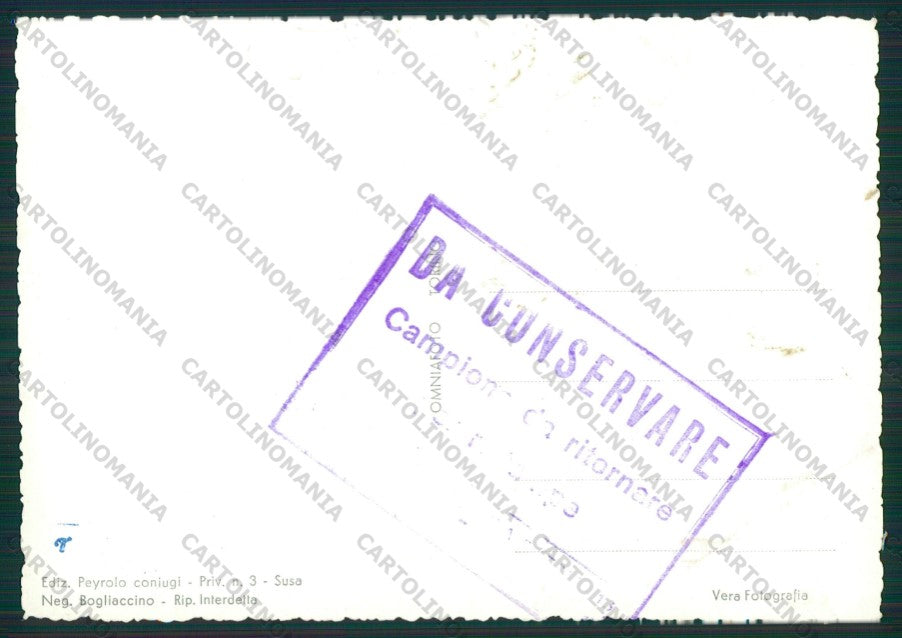 Torino Susa Rocciamelone Foto FG cartolina KV8940 – retro