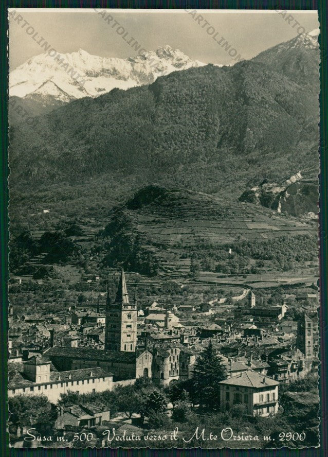 Torino Susa Monte Orsiera Foto FG cartolina KV8941 – fronte
