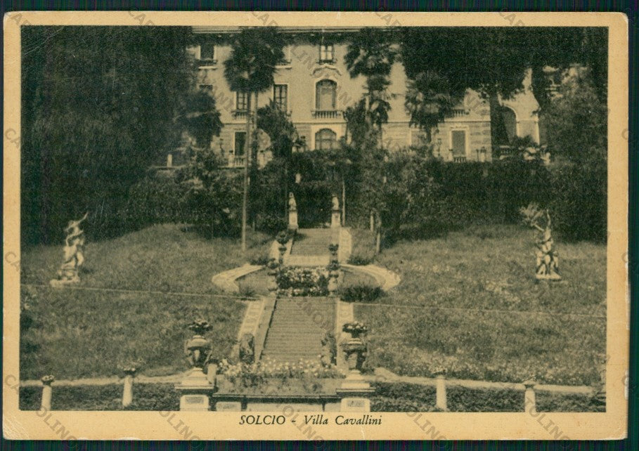Novara Lesa Solcio FG cartolina KV8942 – fronte