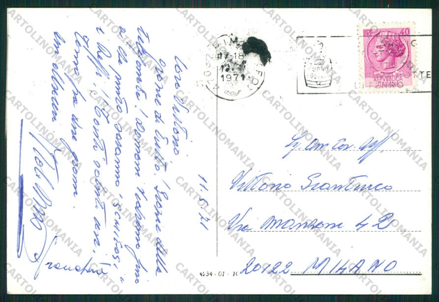 Rimini Città Arco Augusto Foto FG cartolina KV8945 – retro
