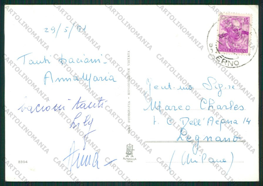 Salerno Amalfi Foto FG cartolina KV8948 – retro