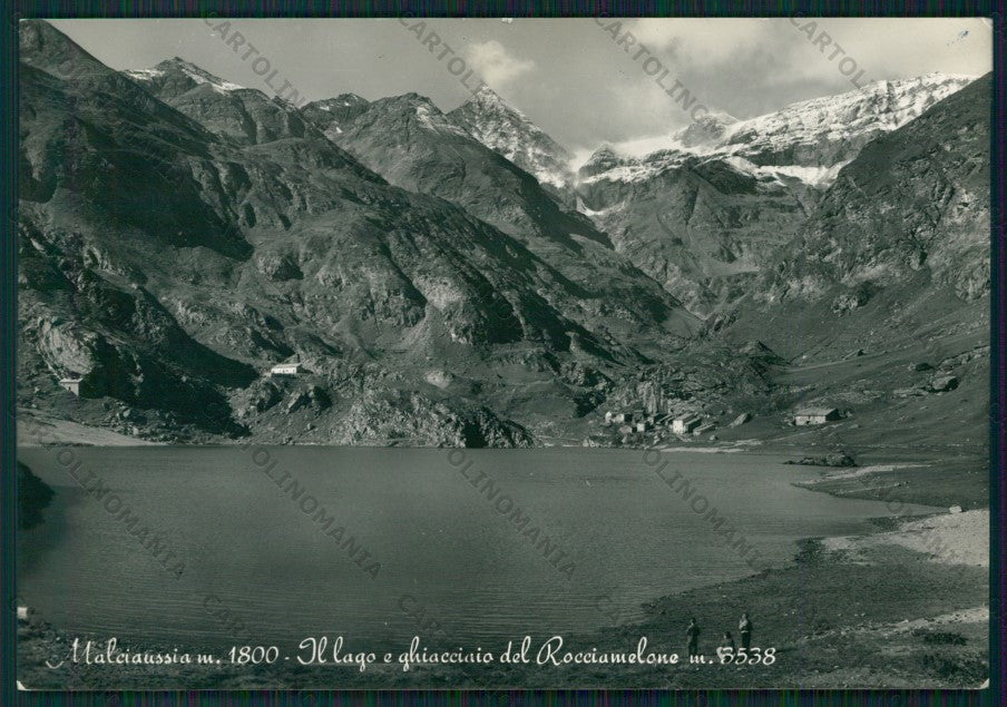 Torino Usseglio Malciaussia Lago di Rocciamelone Foto FG cartolina KV8968 – fronte