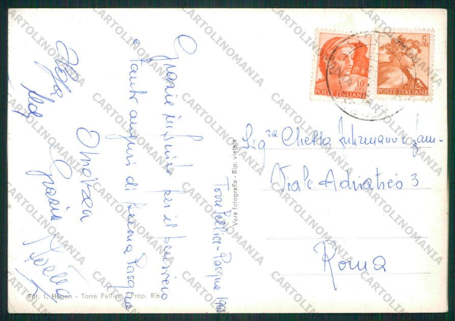Torino Torre Pellice PIEGHINE Foto FG cartolina KV8971 – retro