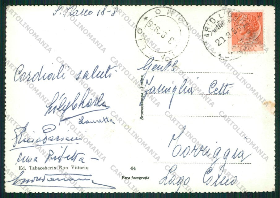 Genova Sant'Ilario Foto FG cartolina KV8974 – retro