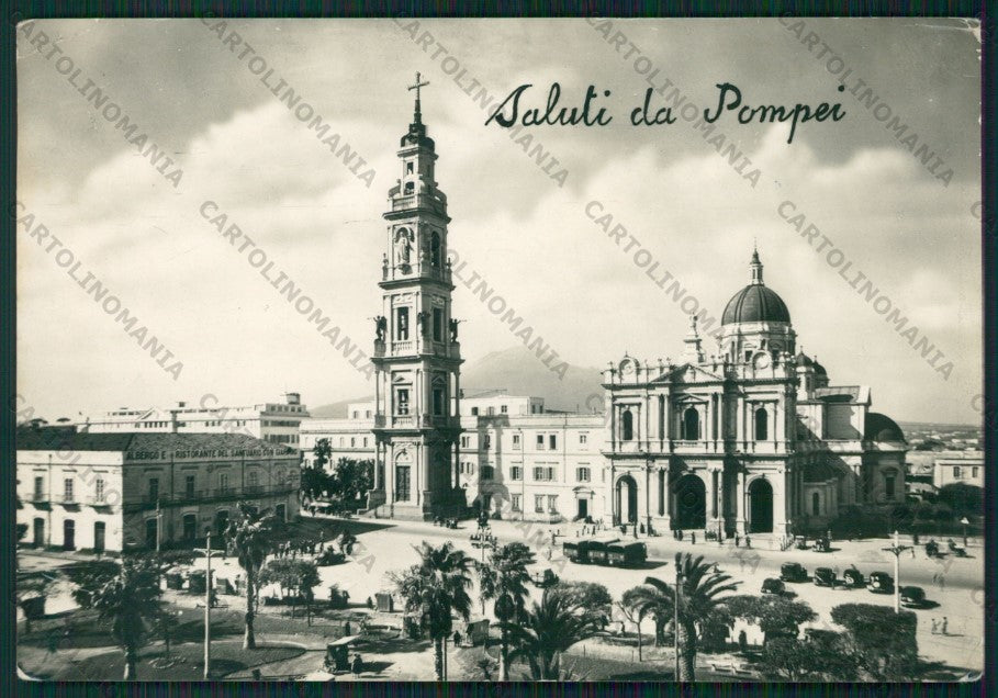 Napoli Pompei Saluti da Foto FG cartolina KV8975 – fronte