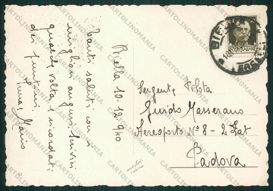 Biella Città Carducci Foto FG cartolina KV8986 – retro