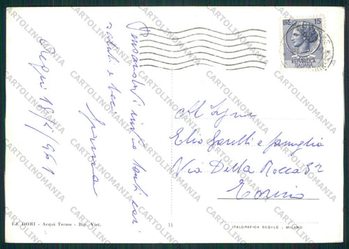 Alessandria Acqui Terme Auto Foto FG cartolina KV8989 – retro