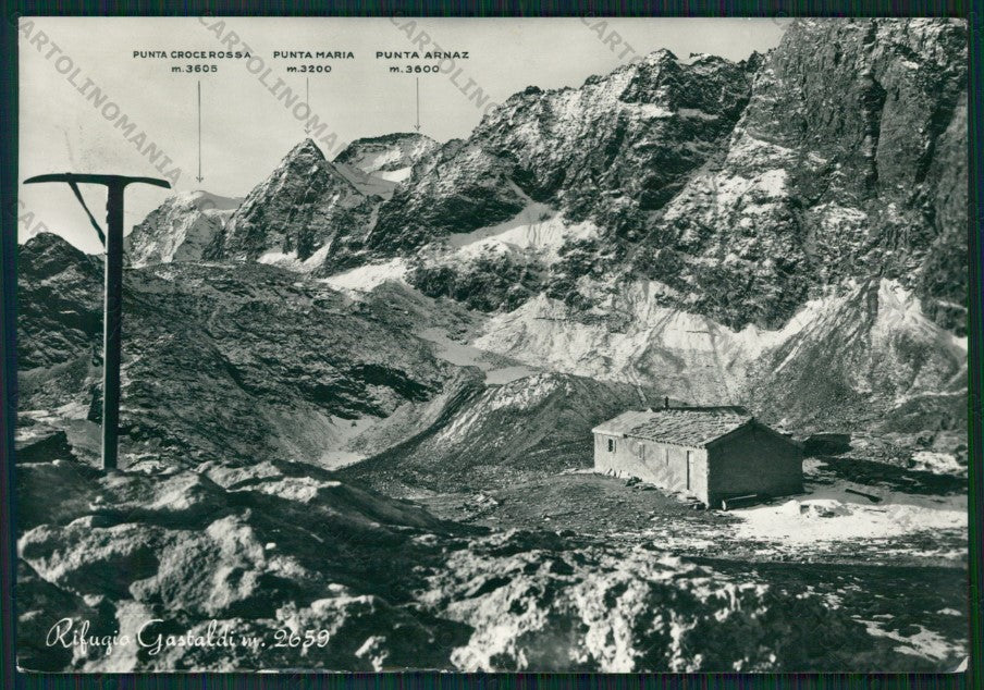 Torino Balme Rifugio Gastaldi Foto FG cartolina KV8992 – fronte