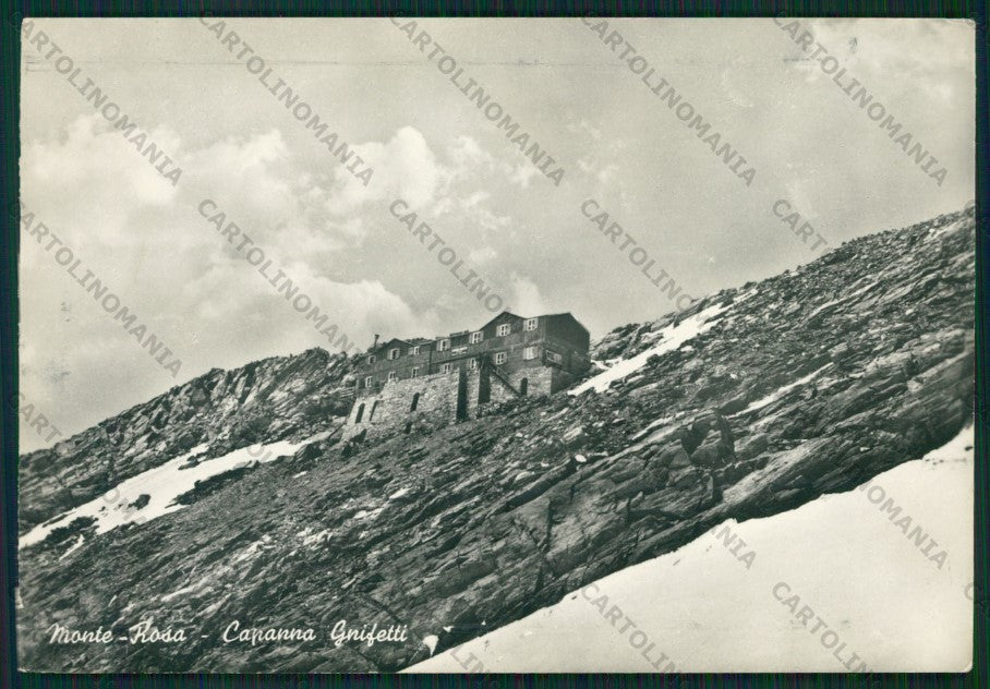 Aosta Vercelli Capanna Gnifetti Monte Rosa Foto FG cartolina KV8994 – fronte