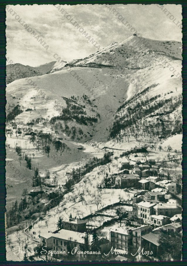 Cuneo Frabosa Soprana Nevicata Monte Moro Foto FG cartolina KV8996 – fronte