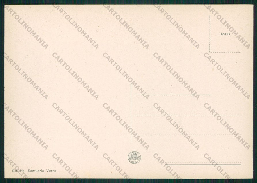 Arezzo Verna FG cartolina KV9006 – retro