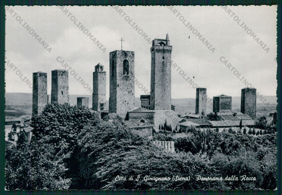 Siena San Gimignano Foto FG cartolina KV9008 – fronte
