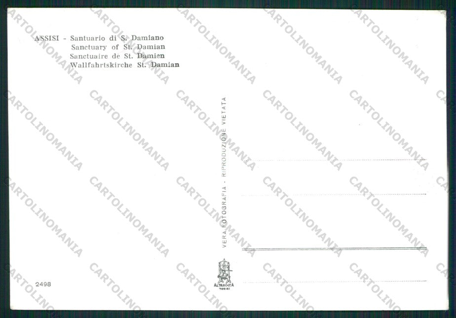 Perugia Assisi Foto FG cartolina KV9011 – retro