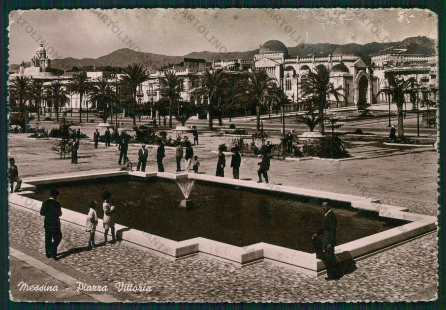 Messina Città ABRASA Foto FG cartolina KV9015 – fronte