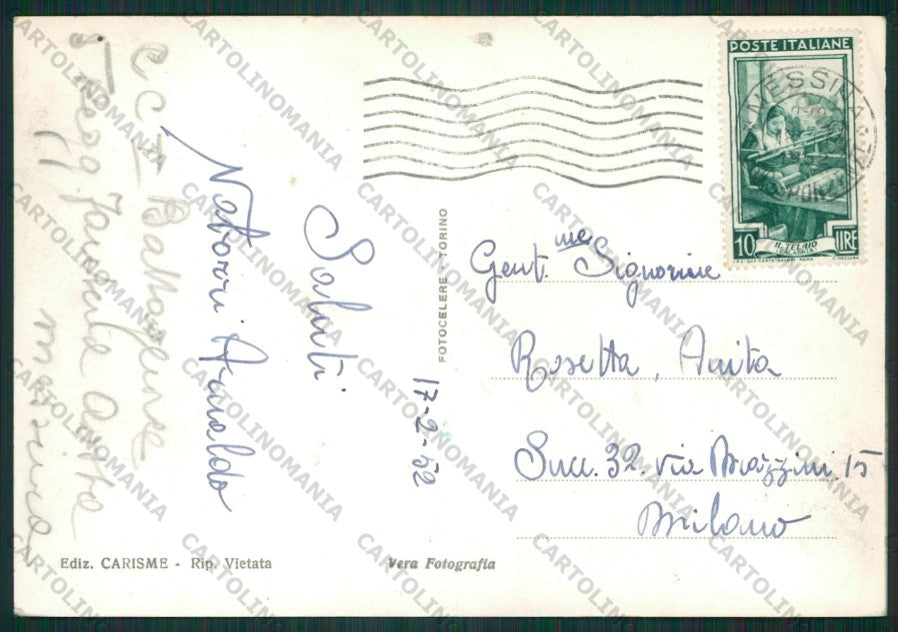 Messina Città Corriera Foto FG cartolina KV9016 – retro