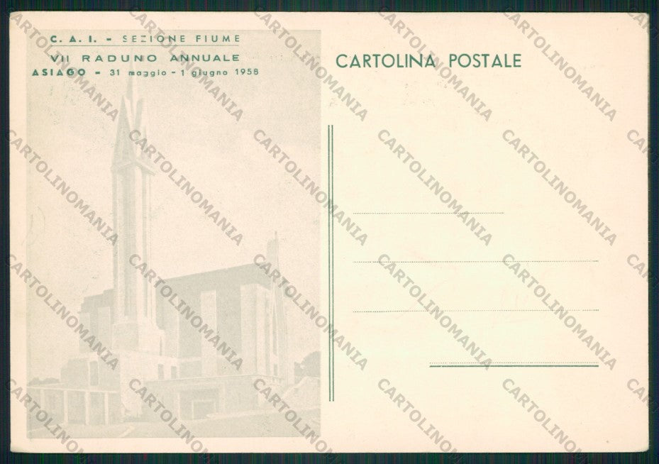 Vicenza Asiago Cai FG cartolina KV9031 – retro