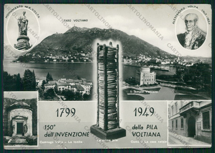Como Camnago Volta Pila Volta STRAPPINO Foto FG cartolina KV9032 – fronte