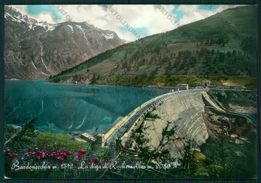 Torino Bardonecchia Diga di Rochemolles Foto FG cartolina KV9039 – fronte