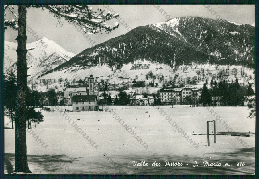Verbania Santa Maria Maggiore Nevicata Foto FG cartolina KV9041 – fronte