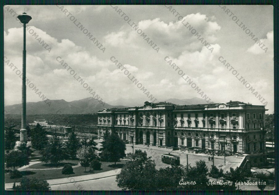 Cuneo Città Stazione Foto FG cartolina KV9044 – fronte