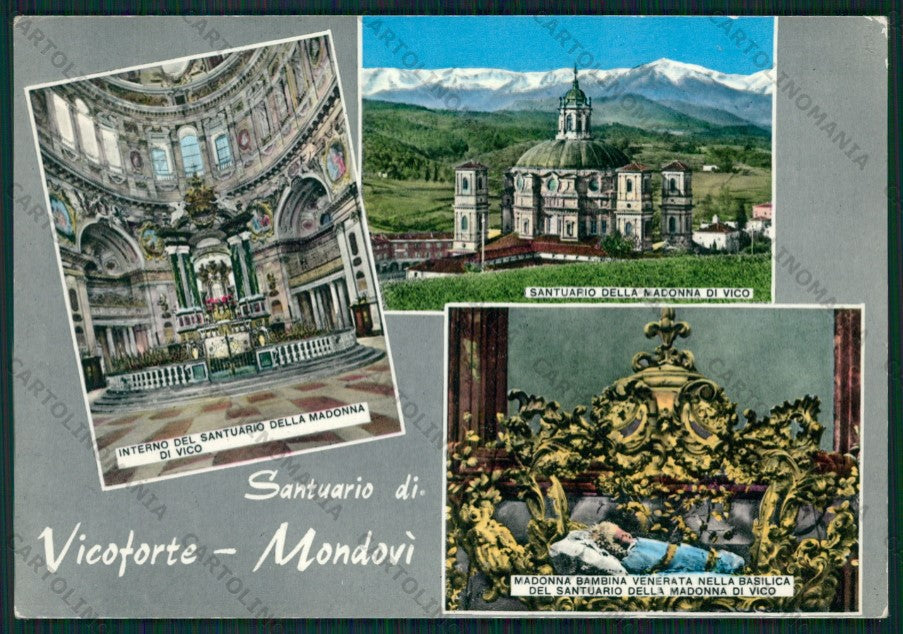 Cuneo Mondovì Vicoforte Santuario Foto FG cartolina KV9052 – fronte