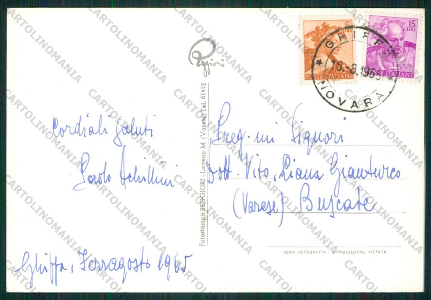 Verbania Ghiffa STRAPPINO Foto FG cartolina KV9055 – retro