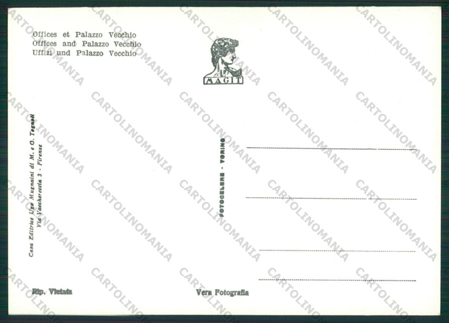 Firenze Città Foto FG cartolina KV9072 – retro