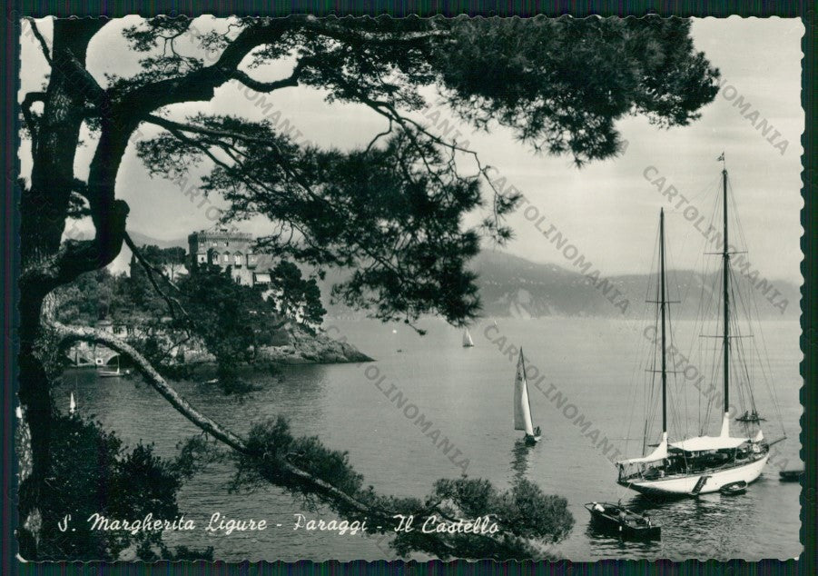 Genova Santa Margherita Ligure Paraggi Foto FG cartolina KV9087 – fronte