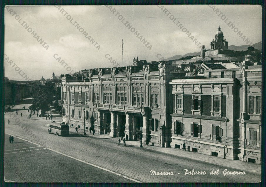 Messina Città Palazzo del Governo Foto FG cartolina KV9092 – fronte