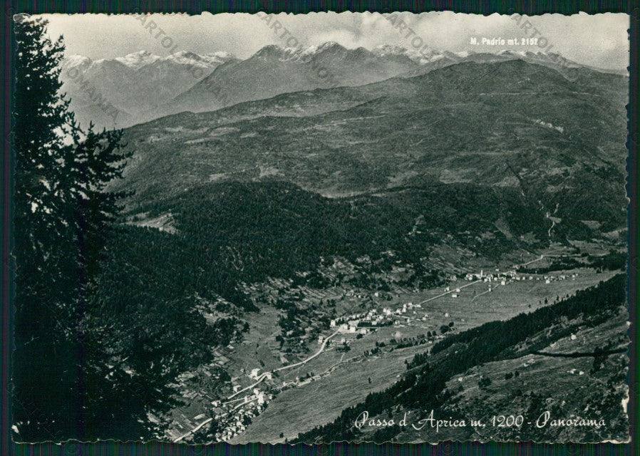 Sondrio Aprica Passo di Foto FG cartolina KV9104 – fronte