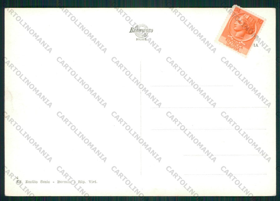 Sondrio Bormio Bagni di Foto FG cartolina KV9105 – retro