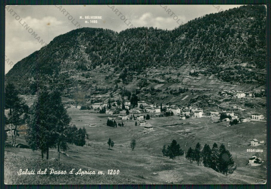 Sondrio Aprica Passo di Foto FG cartolina KV9115 – fronte