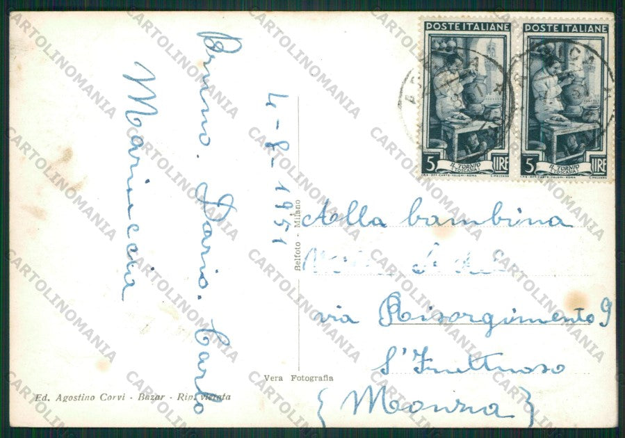 Sondrio Aprica Passo di Foto FG cartolina KV9115 – retro