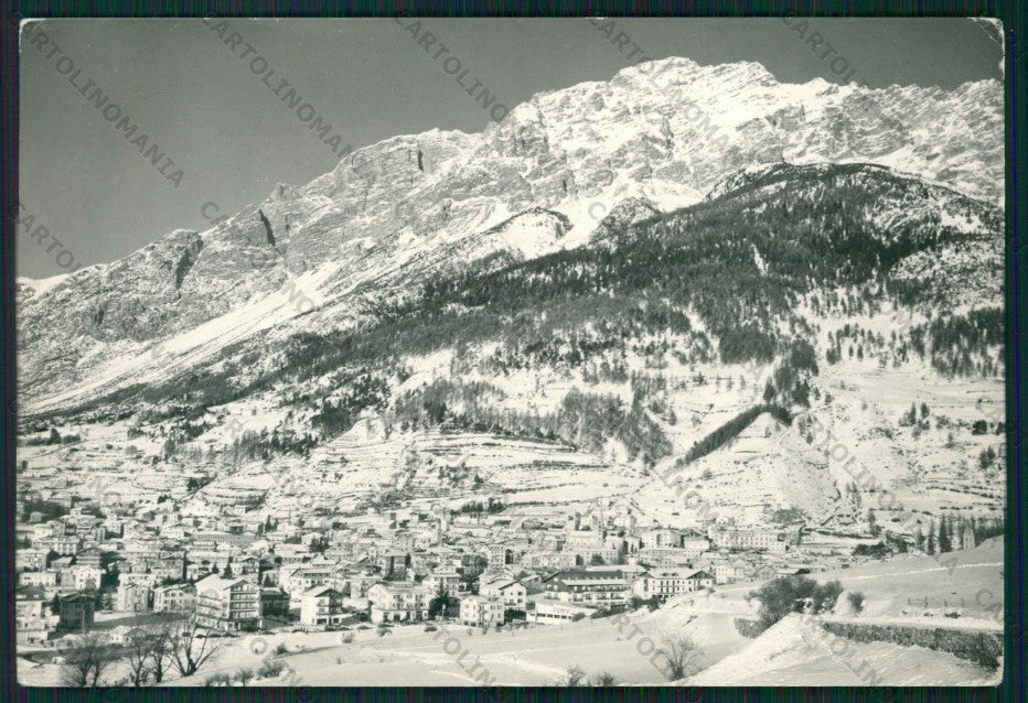 Sondrio Bormio Nevicata Foto FG cartolina KV9119 – fronte