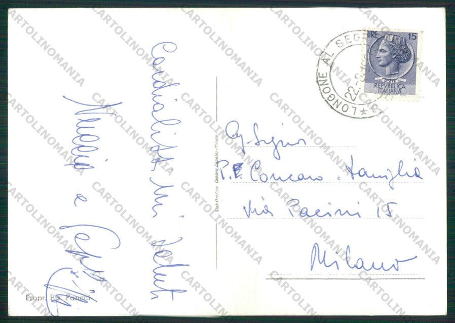 Sondrio Teglio MACCHIA Foto FG cartolina KV9122 – retro