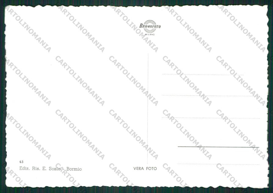 Sondrio Bormio Foto FG cartolina KV9131 – retro