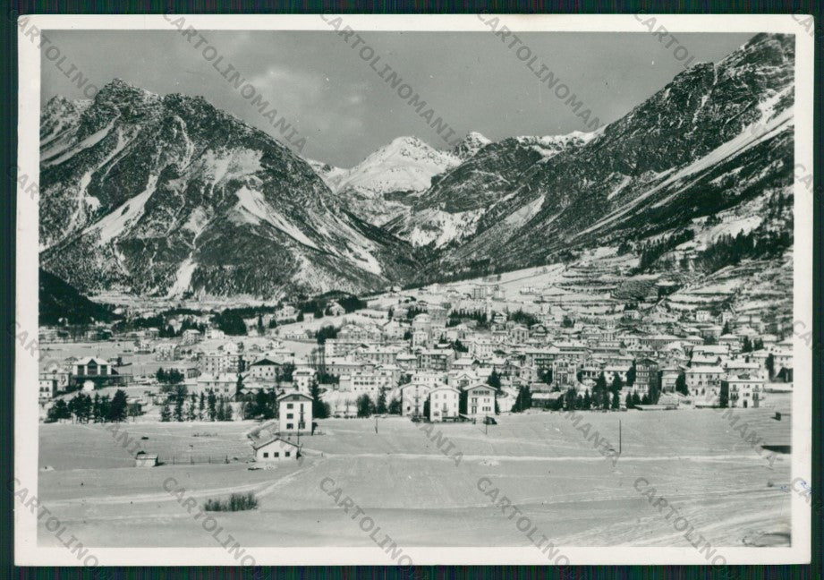 Sondrio Bormio Nevicata Foto FG cartolina KV9142 – fronte