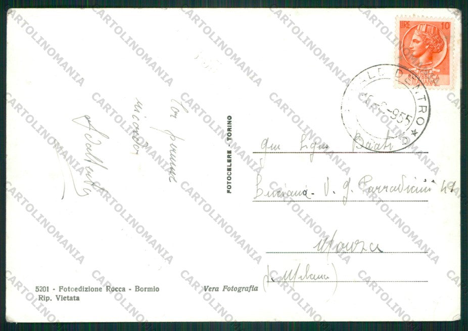 Sondrio Bormio Foto FG cartolina KV9163 – retro