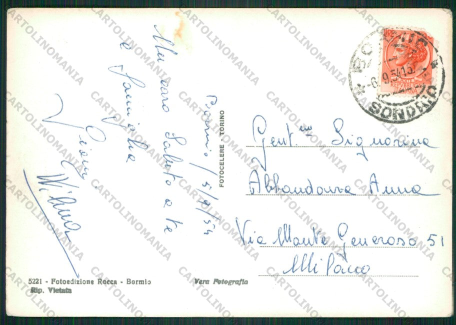 Sondrio Bormio Feleit Foto FG cartolina KV9166 – retro