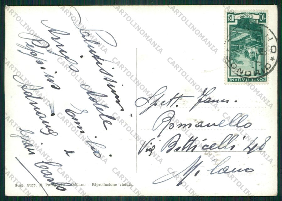 Sondrio Bormio Foto FG cartolina KV9167 – retro
