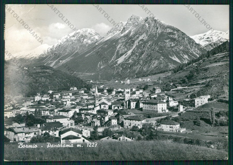 Sondrio Bormio PIEGA Foto FG cartolina KV9176 – fronte
