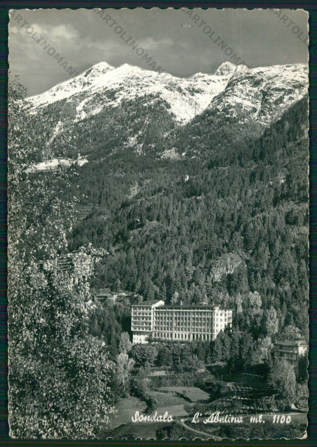 Sondrio Sondalo PIEGA Foto FG cartolina KV9185 – fronte