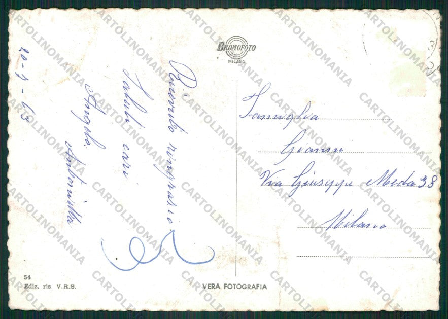 Sondrio Sondalo PIEGA Foto FG cartolina KV9185 – retro