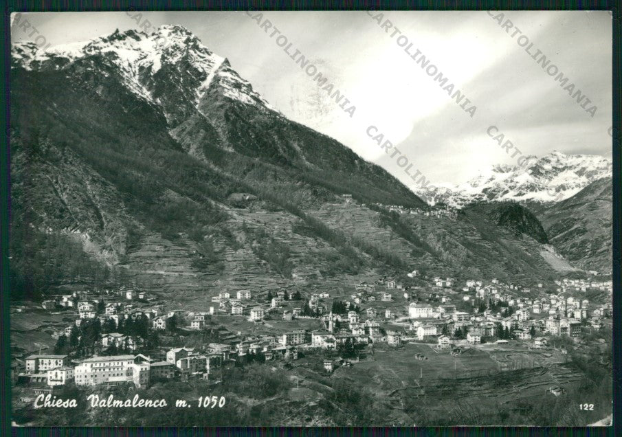 Sondrio Chiesa Valmalenco PIEGHE Foto FG cartolina KV9186 – fronte