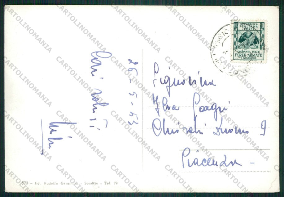 Sondrio Bormio Foto FG cartolina KV9195 – retro